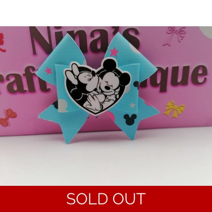 Disney Minnie & Mickey Single Hair Bow